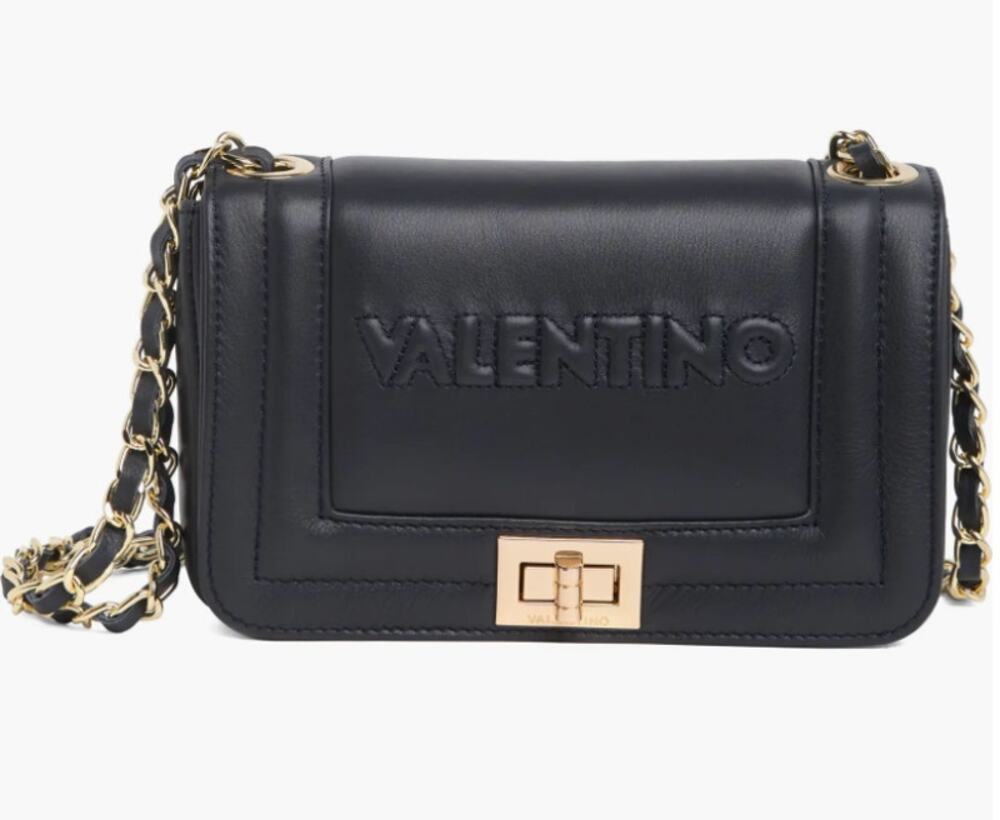 Valentino by Mario Valentino Beatriz Embossed Leather Crossbody NWT $895